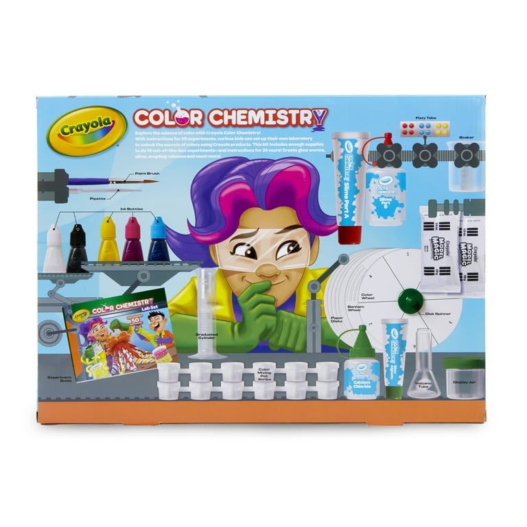 Crayola Color Chemistry Set for Kids, over 50 STEAM/STEM Activities,  Educational Toy, Gift for Child