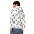 thumbnail image 4 of Uemuo Funny Chicken for Men's Fashion Full-zip Hoodies & Sweatshirts with Kangaroo Pocket, Zip-up Hooded Sweatshirt, Moisture Wicking & Breathable-Medium, 4 of 5