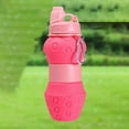 thumbnail image 2 of MOQIN Collapsible Water Bottles - Water Cup 16oz BPA Free Silicone Foldable Water Bottles Kids - Hiking Travel Water Bottle Collapsible Cup Sports Kids Water Bottle With Carabiner, 2 of 6