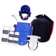 thumbnail image 5 of Conjunto de equipo de karate y sparring, protección completa, protector de pecho para taekwondo, profesional Azul, 5 of 9