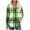 Army Green, variant on Plaid Shirt for Women Long Sleeve Button Down V Neck Henley Shirts Lightweight Classic Fit Plaid Pullover