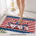 thumbnail image 3 of Independence Day Gnomes Door Mat&nbsp;Indoor Outdoor Entrance, Non Slip Small Rug for Kitchen Bathroom Entryway Rug, 4th of July Red Striped Washable Doormat Floor Mat for Office 16x24 Inch, 3 of 8