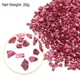 thumbnail image 3 of Uxcell 6 Colors Crushed Glass Chips, 1-4mm Irregular Sequins Metallic Color Glass 28g Red Purple Color Series, 3 of 5