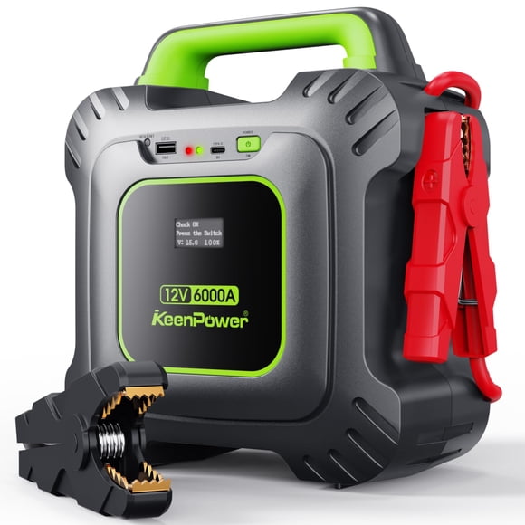 Arrancador KeenPower 6000A con supercondensadores de 12V, uso instantáneo