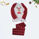 thumbnail image 2 of Conjunto de pijamas con patrón de ciervo para mujer, ropa de vacaciones de Navidad, pantalones de abrigo largo, pijamas para el hogar, ropa de otoño e invierno, 2 of 3
