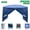 Blue, variant on WDZS 10x10ft Ez Pop Up Canopy, Portable Instant Canopy Tent with 4 SideWalls for Outdoor Events, Party, Wedding, Birthday,Graduation,White