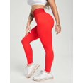 thumbnail image 2 of Collants de Sport pour Femmes Leggings de Compression Froncés Pantalons de Yoga d'Entraînement, 2 of 7
