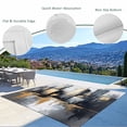 thumbnail image 3 of Vintage Building Outdoor Rug 4x6 Ft - Reversible Patio Rug Outdoor Camping Rugs, Modern Abstract Ombre City Oil Painting Indoor Outdoor Area Rugs, Non-Slip Outdoor Carpet Runner for Deck/Porch, 3 of 8