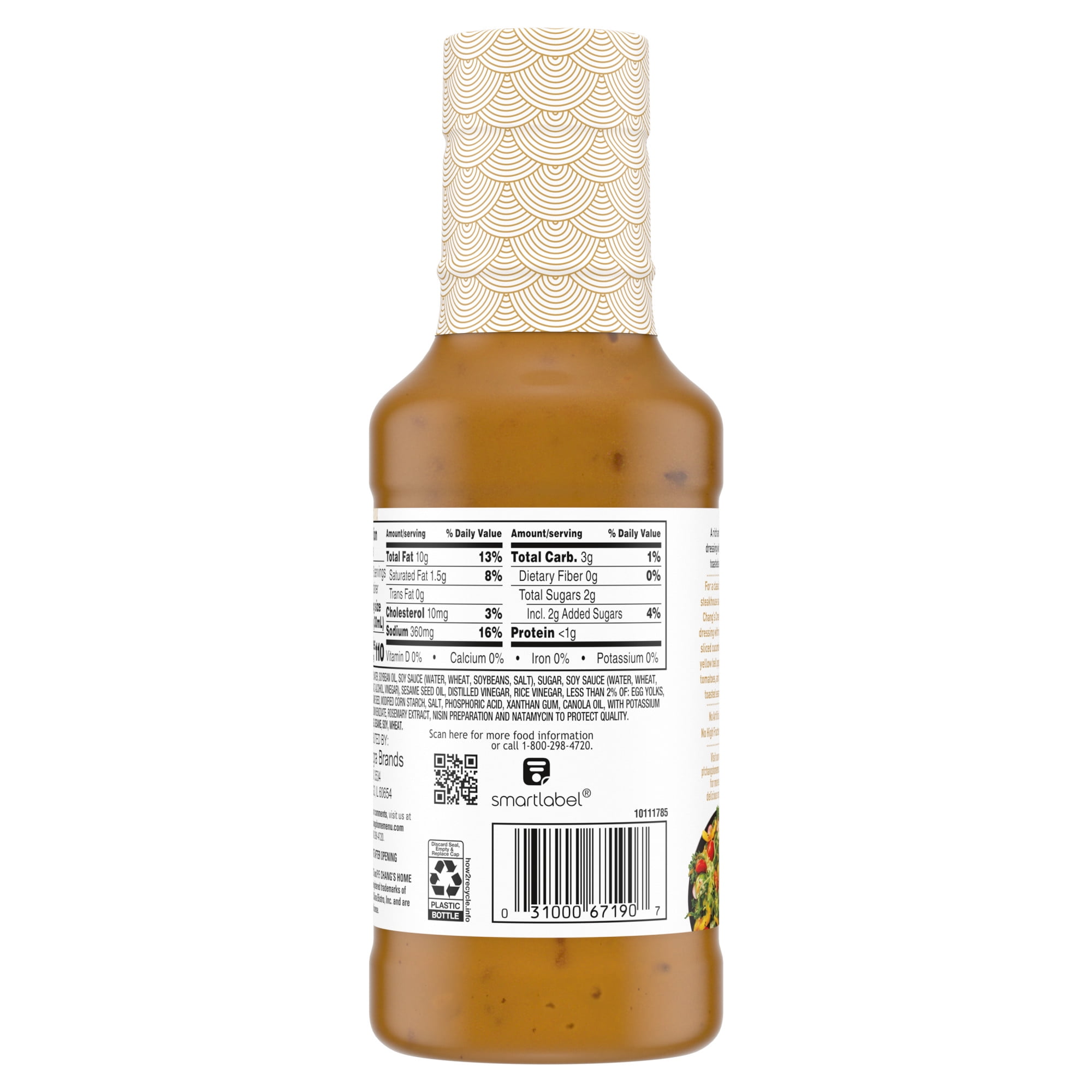 P.F. Chang's Home Menu Creamy Sesame Salad Dressing, 16 fl oz.