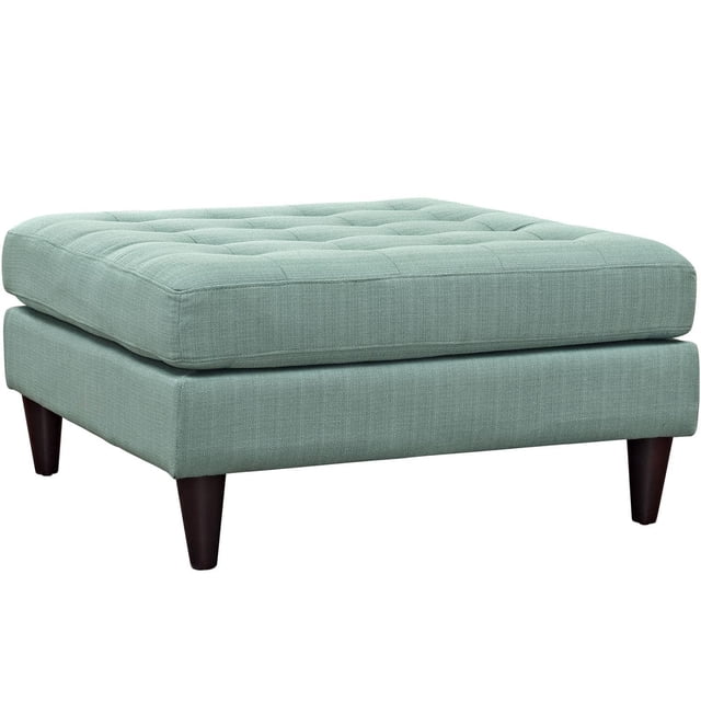 Modway Empresse Ottoman en Tissu Rembourré Style Mid-Century Modern en Herbe de Blé