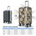 thumbnail image 5 of Picia Cartoon Bear Luggage Protector Cover Thicken Suitcase Protector Cover Fit 18-32 Inch Luggage-, 5 of 9