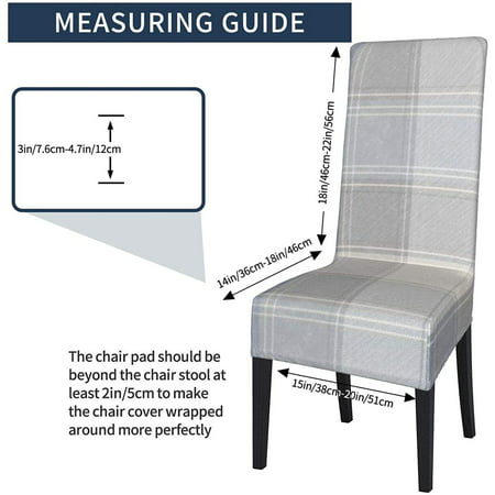Dining Chair Cover Stretch, Denim Dining Chair Covers
