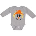 thumbnail image 3 of Inktastic Halloween Scarecrow Male Face Boys or Girls Long Sleeve Baby Bodysuit, 3 of 5
