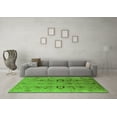 thumbnail image 3 of Ahgly Company Indoor Round Oriental Green Industrial Area Rugs, 6' Round, 3 of 4