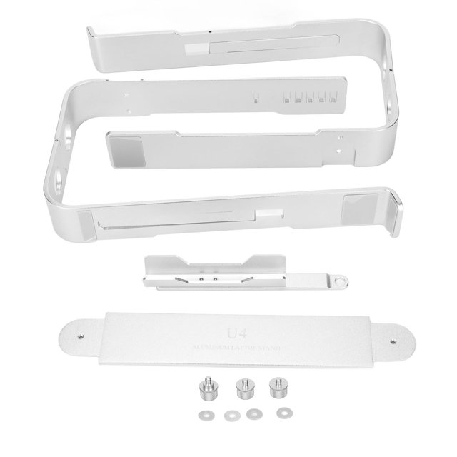 Soporte para computadora portátil, refrigeración abierta de 360 °, soporte de carga de 10KG, portátil, plegable con soporte para teléfono ajustable para computadora portátil, tableta y PC