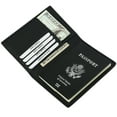 thumbnail image 2 of Egoelife Slim Genuine Leather Passport Cover Passport Holder With RFID Blocking Passport Case Travel Wallet Document Organizer, 2 of 6