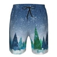 thumbnail image 3 of Fotbe Christmas Trees Trajes de Baño Estampados para Hombre, Shorts de Verano de Secado Rápido, Ropa de Playa, Bañadores-XX-Large, 3 of 6