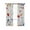 Red Blue, variant on Rustic Pressed Floral Blackout Curtains, Light Blocking Print Window Curtains, Vintage Multicolor Leaves Floral Thermal Insulated Window Drapes for Living Room Kitchen Cafe 2 Panels, 55"W x 39"L