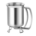 thumbnail image 3 of Pancakes Batter Dispenser Stainless Steel Funnel Cake Tool 680ML for Cupcake Waffles and Cakes with Adjustable Flows, 3 of 5