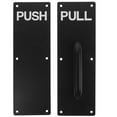thumbnail image 1 of VERDANVERSE 2 Pcs Poignée en Acier Inoxydable Noir avec Mécanisme de Traction pour Porte-Feu, 1 of 8