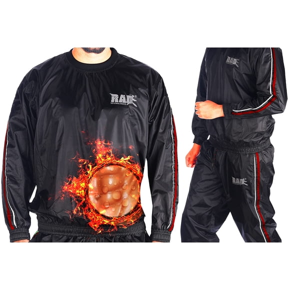 Traje de sudor RAD 3XL de alta resistencia para sauna y fitness, pérdida de peso