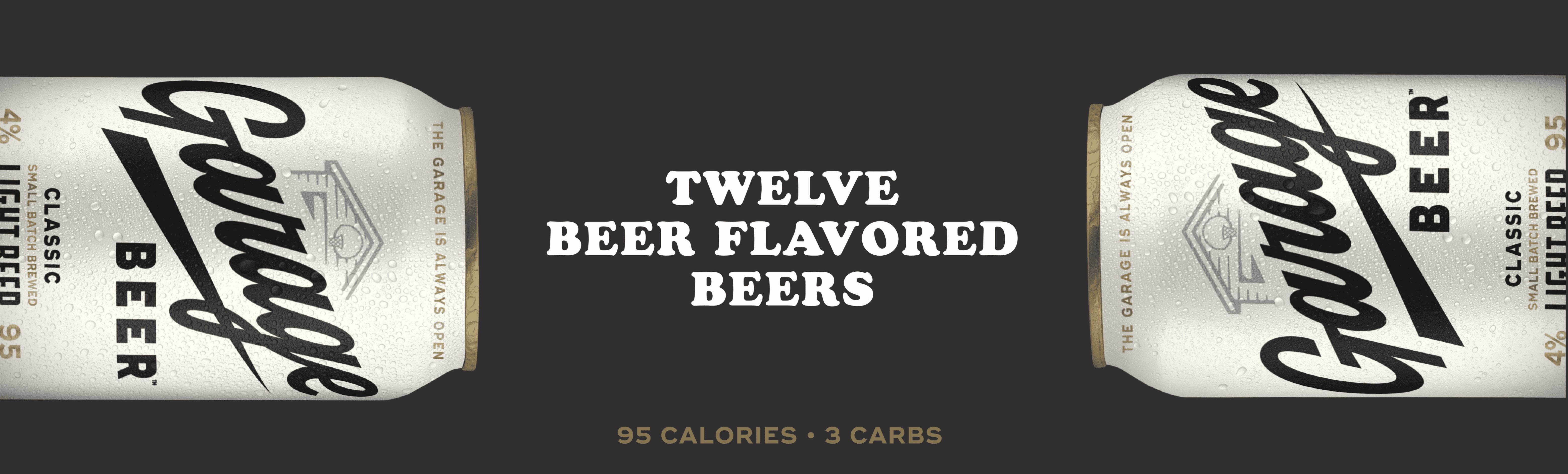 Garage Beer Light 12 pack 12 fl oz Cans, 4% ABV