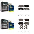 thumbnail image 1 of TEC Front Rear Ceramic Disc Brake Pads and Wear Sensors Kit for Car Porsche Macan except Rotor KTW-100567, 1 of 10