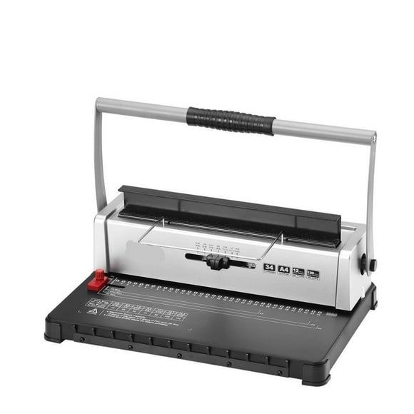 Coil Spiral Binding Machine for A4 A5 34 Holes Adjustable 120 Sheets Punch