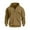 Khaki, variant on ZUKMRJPC Mens 1/4 Zip Pullover Hoodies Casual Solid Color Fleece Long Sleeve Hooded Sweatshirt Lightweight Sport Tops with Pocket
