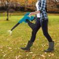 thumbnail image 4 of Miumaeov Leaf Blower Cordless with Battery and Charger Portable Dust Cleaner Sweeper Leaf Blowing Machine for Yard Garden Road 22000r/min 11.6 in Blow Tube, 4 of 16