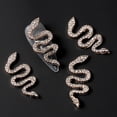thumbnail image 3 of Dije de serpiente 3D para decoración de uñas, de metal, con ondas de serpiente, con diamantes de imitación, accesorios de joyería para decoración de uñas., 3 of 5