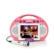 The Singing Machine Tabeoke Karaoke Machines, Pink/Purple