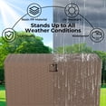 thumbnail image 3 of Kicctian 73 Gallon Outdoor Storage Box, Lockable Deck Organizer for Patio Cushions, Tools and Pool Gear,Brown, 3 of 6