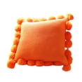 thumbnail image 1 of Funda de Almohada Baoblaze Bohemio con Flecos Naranja, 1 of 8