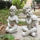 thumbnail image 2 of Estatuas solares de jardín para exteriores, estatua para niños y niñas, escultura decorativa para exteriores, decoración para jardín al aire libre, 2 of 5