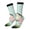 2 Black-1, variant on White Bunny Bottom And Easter Eggs Pattern Sport Socks for Women and Men Crew Socks Sporty Calf Socks Casual Socks