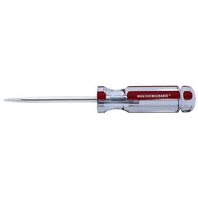 

Master Mechanic 1/4 x 4-In. Round Slotted Cabinet Screwdriver 1 Pack