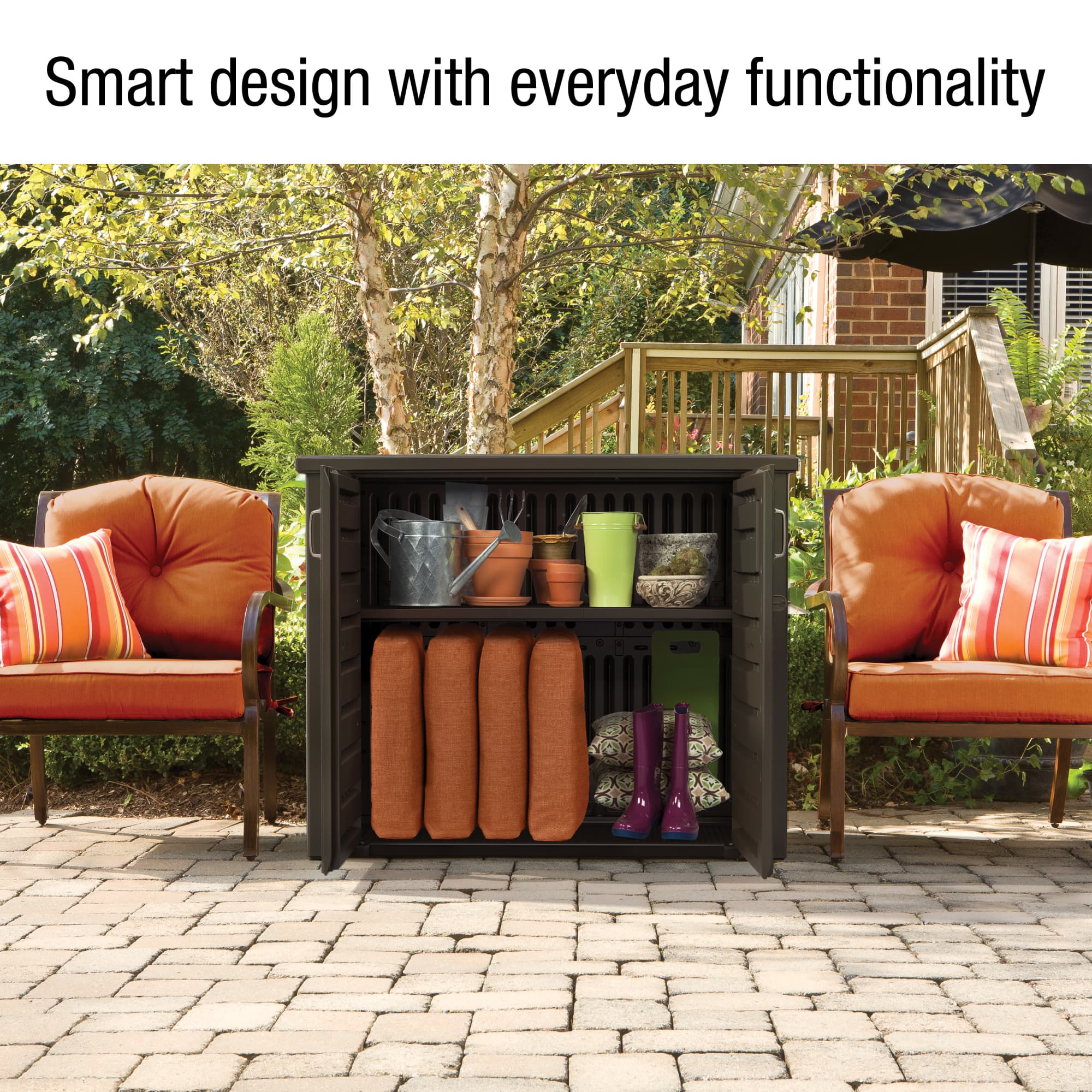 Rubbermaid Bridgeport Patio Cabinet