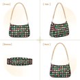 thumbnail image 7 of FORMRS Womens Shoulder Bag with Chain Strap Clutch Purse Cute Tote Handbag, Green Block Pattern, 7 of 7
