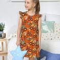 thumbnail image 4 of Fotbe Monster Truck,Truck Cartoon Vestido de Dormir para Niñas de 3 a 10 Años, Mangas Cortas, Estilo Princesa, Pijama Camisón con Mangas Voladas-XX-Large, 4 of 6
