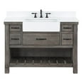 thumbnail image 2 of Villareal 48" Single Bath Vanity in Classical Gray with White Farmhouse Basin, 2 of 12