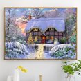 thumbnail image 2 of Escena Nieve Llena Diamantes JShteea 50x70cm, 2 of 2