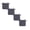 Dark Gray - 40x40cm, variant on 4pcs Outdoor Seat Cushion 15.8" Square Tie Chair Pad Wear-Resistant Polyester Seat Mat Washable Soft Cushion for Bistro Patio Indoor Home Use Green