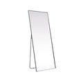 thumbnail image 4 of Metal Frame Rectangle Full Length Mirror 30x72 Inch in Silver, 4 of 7