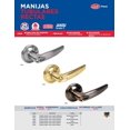 thumbnail image 2 of Manija Tubular Curv Lock Tubular Rect Func Recámara Acabado Latón Antiguo, 2 of 3