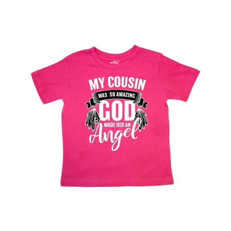 

Inktastic My Cousin was So Amazing God Made her an Angel Gift Toddler Boy or Toddler Girl T-Shirt
