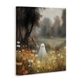 thumbnail image 3 of Stupell Industries Ghost in Peaceful Flower Meadow Landscape & Nature Painting Wrapped Canvas Canvas Art Print Wall Art, 24 x 30, 3 of 7