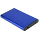 thumbnail image 3 of Caja De Caja De Disco Duro Móvil Externo Portátil Usb2.0 De 2,5 Pulgadas Aleación De Aluminio Cepillado Ajuste Para 2Tb Hdd Ssd (Azul) matsuzay EL008938-00, 3 of 6