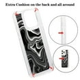 thumbnail image 3 of SaniMore Case for iPhone 15 Pro, Shockproof Ant-fall TPU Backplane Marble Stylish Pattern for Girls Women No-Yellowing Slim Lightweight for iPhone 15 Pro, Black/White, 3 of 11