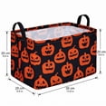 thumbnail image 3 of Halloween Rectangle Storage Basket with Handles,Collapsible Storage Bin,ks Box,Gift Basket F, 3 of 8